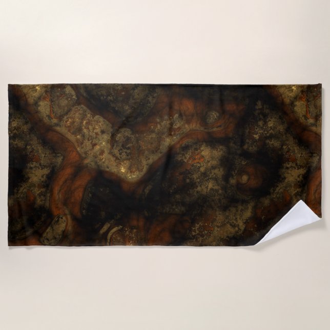 Copper Stone Beach Towel (Front)