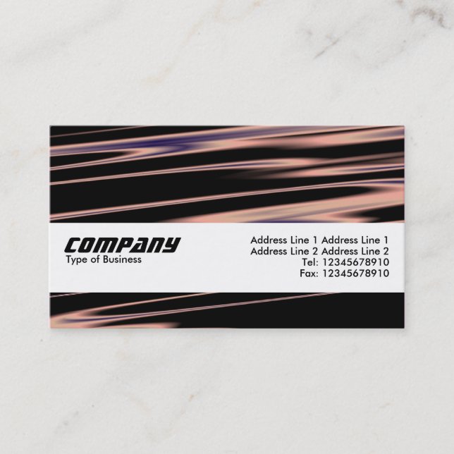 Copper Strands,Texture Band 04 Business Card (Front)