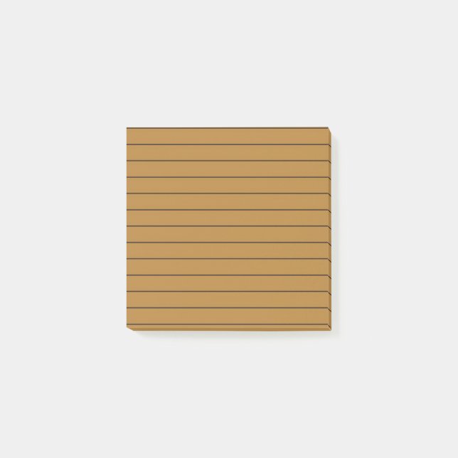 Copper Stylish & Elegant Stationery Post-it Notes (Front)