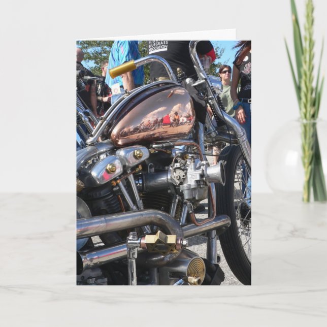 Copper Tank Birthday Card (Front)