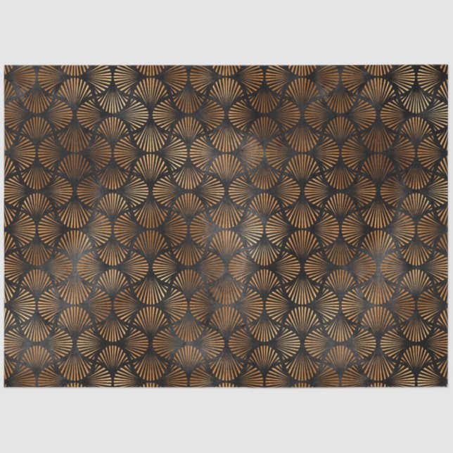 Copper Tiger Series Design 13 Tissue Paper (Front)