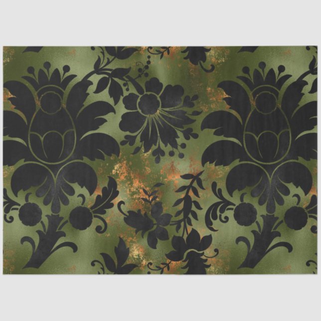 Copper Tiger Series Design 7 Tissue Paper (Front)