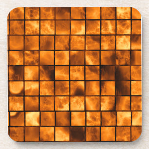 Copper Tiles Coaster