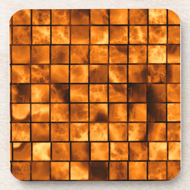 Copper Tiles Coaster (Front)