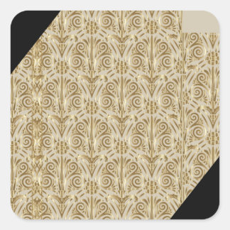 Copper Touch Square Sticker