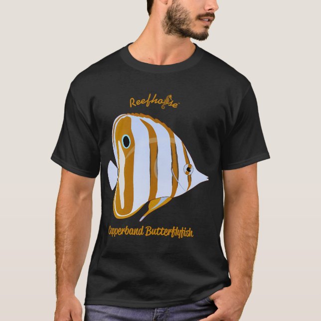 Copperband Butterflyfish T-Shirt (Front)