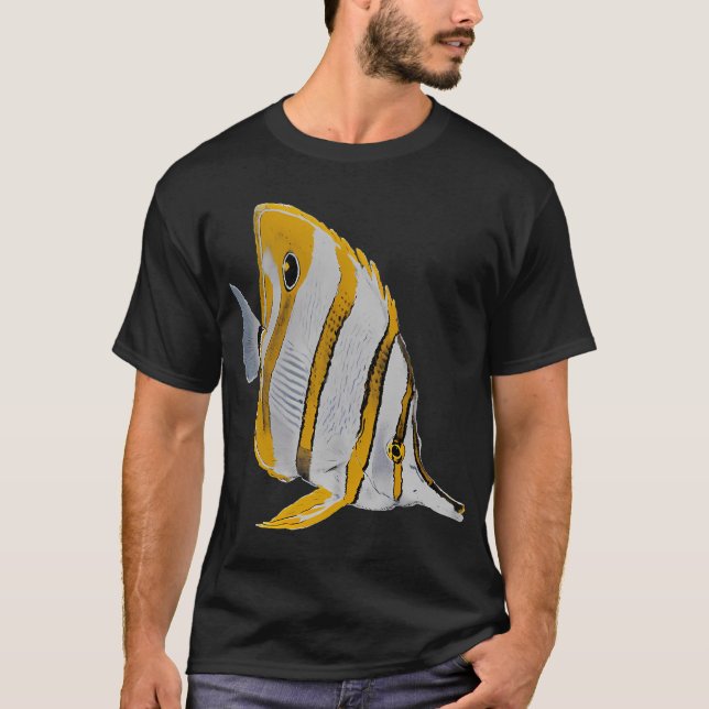 Copperband Butterflyfish T-Shirt (Front)