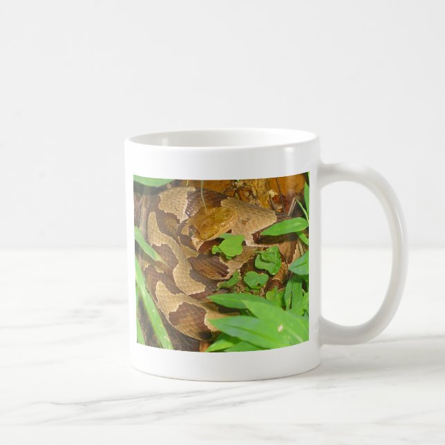 Copperhead Snake Coffee Mug (Right)