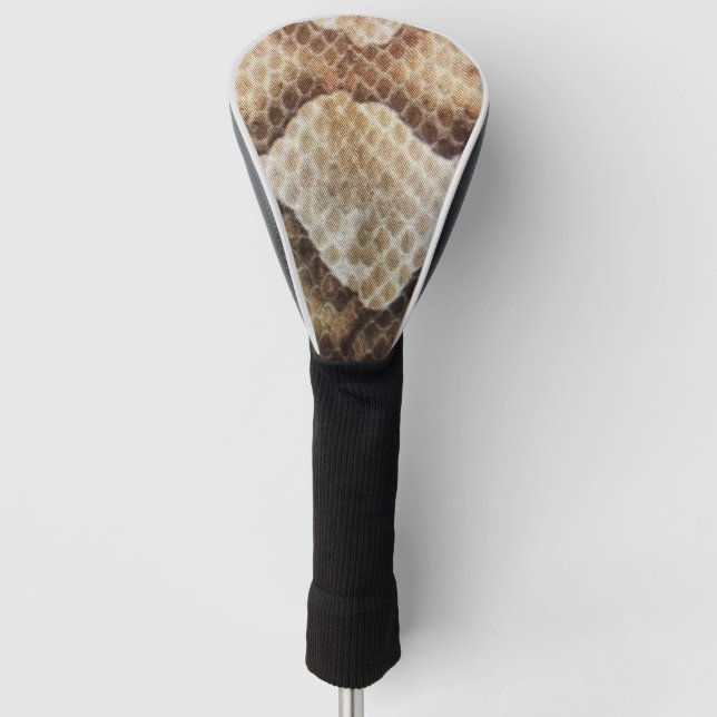 Copperhead Snake Golf Head Cover (Front)