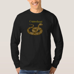 Copperhead Snake Venomous Pit Viper Reptile T-Shirt