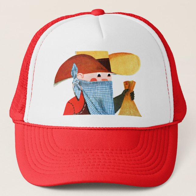 Cops and Robbers Trucker Hat (Front)