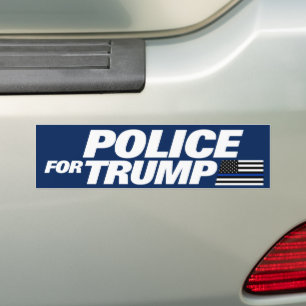 Cops For Trump Police For Trump 2024 Bumper Sticker