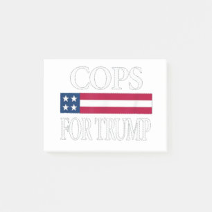 cops for trump post-it notes