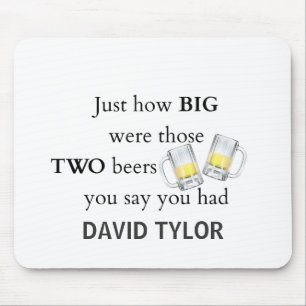 Cops Joke, How big.. Mouse Pad