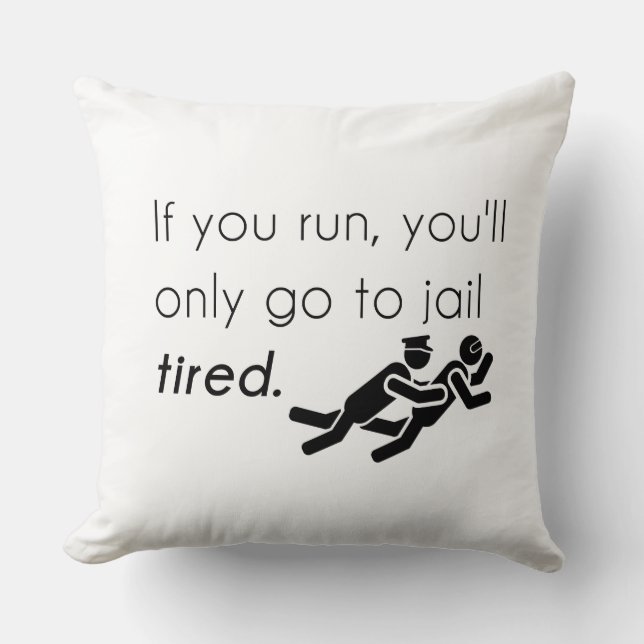 Cops Jokes Cushion (Front)
