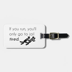 Cops Jokes Luggage Tag