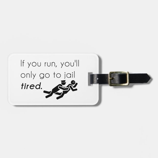 Cops Jokes Luggage Tag (Front Horizontal)