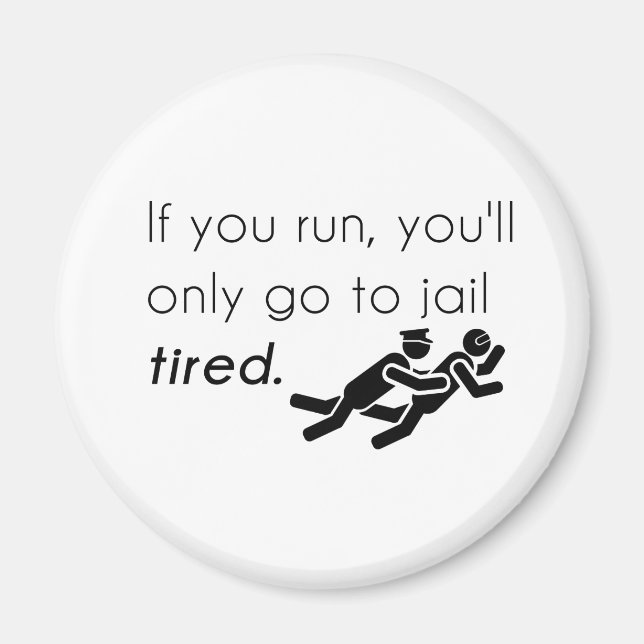 Cops Jokes Magnet (Front)