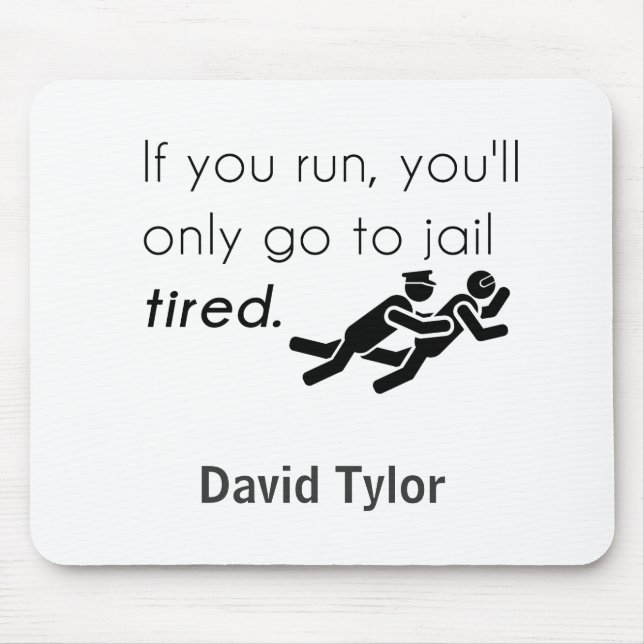 Cops Jokes Mouse Pad (Front)