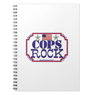 Cops Rock! Spiral Notebook