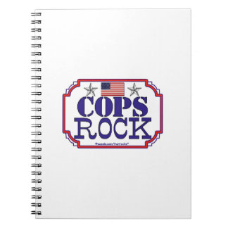 Cops Rock! Spiral Notebook