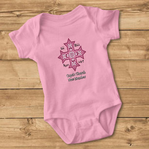Coptic Cross Baby Bodysuit