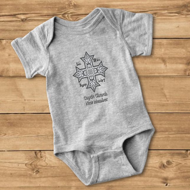 Coptic Cross Baby Bodysuit (Creator Uploaded)