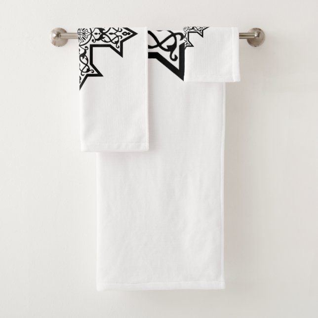 Coptic Cross Bath Towel Set (Insitu)