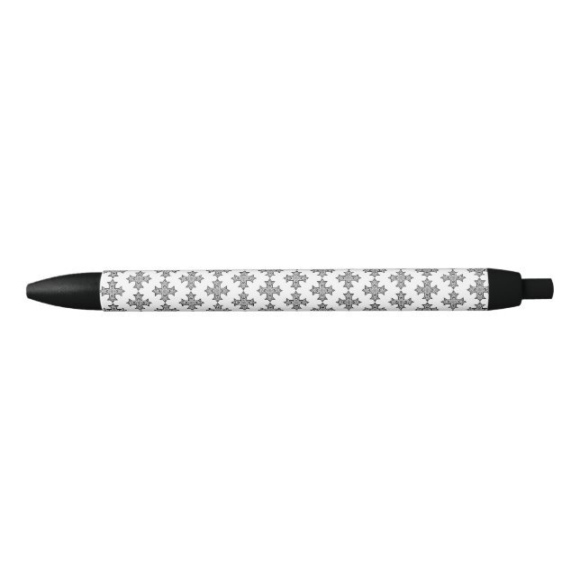 Coptic Cross Black Ink Pen (Front)