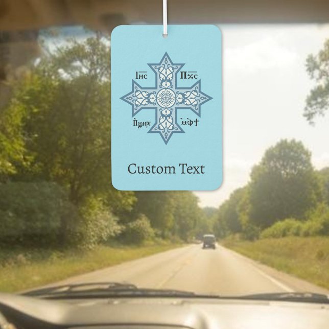 Coptic Cross Car Air Freshener (Creator Uploaded)