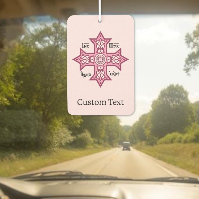 Coptic Cross Car Air Freshener (Creator Uploaded)