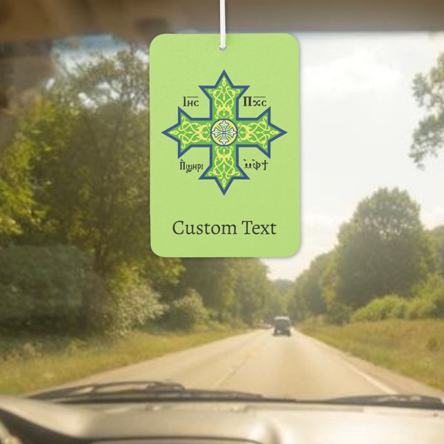 Coptic Cross Car Air Freshener (Creator Uploaded)