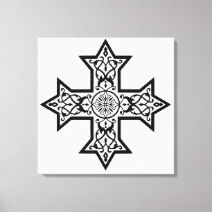 Coptic Cross Classical Religious Art Decor