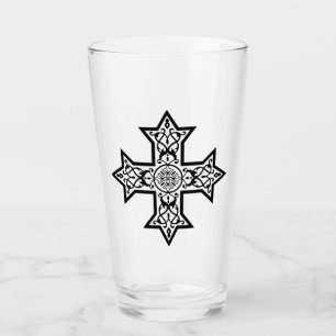Coptic Cross Glass