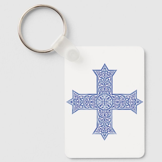 Coptic cross key ring (Front)