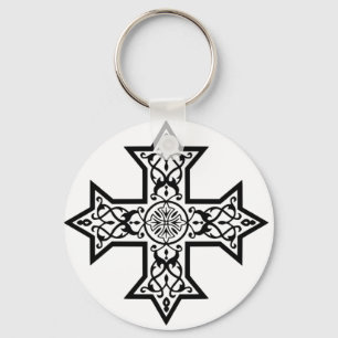 Coptic Cross Key Ring