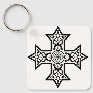 Coptic Cross Key Ring