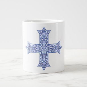 Coptic cross large coffee mug