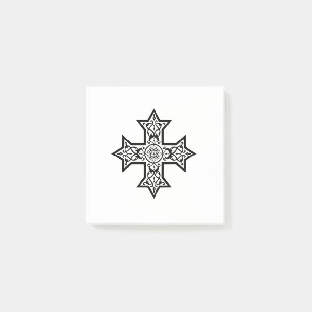 Coptic Cross Post-it Notes (Front)