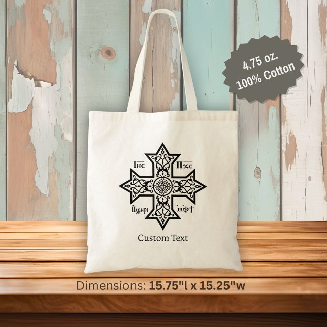 Coptic Cross Tote Bag (Creator Uploaded)