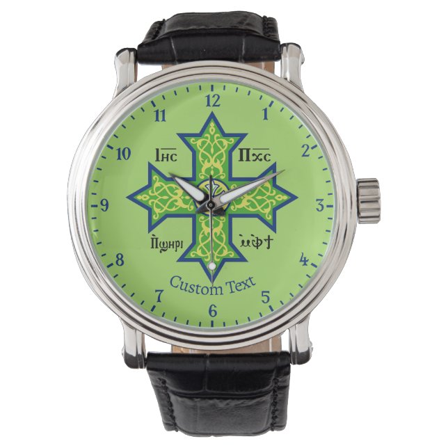 Coptic Cross Watch (Front)