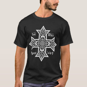 Coptic Orthodox Cross with Jesus Christ the Son of T-Shirt