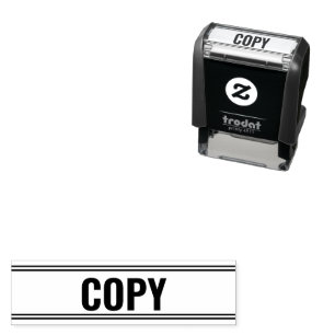 COPY Business Text Template Self-inking Stamp