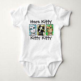 Copy Cat Triptych T-Shirt Baby Bodysuit