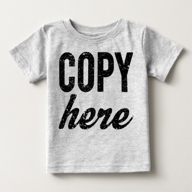 COPY For Copy Paste Twins Baby T-Shirt (Front)