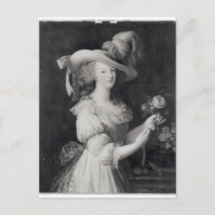 Copy of a Portrait of Marie-Antoinette Postcard