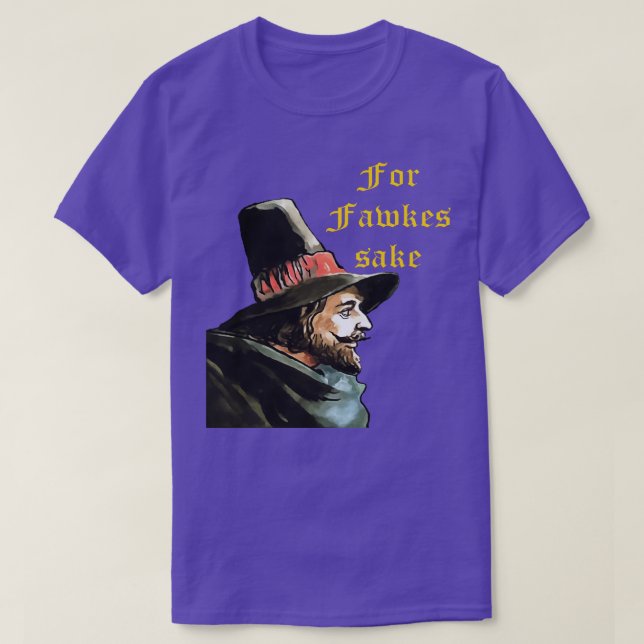 Copy of For Fawkes Sake Bonfire Night Vector Art T-Shirt (Design Front)
