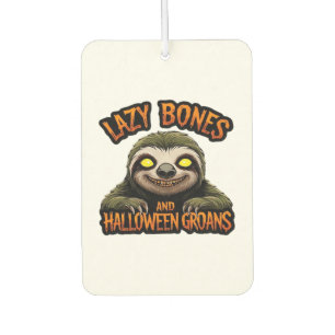 Copy of Ghost Hedgehog Librarian � Cute Halloween Car Air Freshener