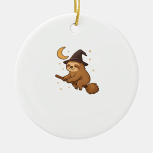 Copy of Ghost Hedgehog Librarian � Cute Halloween Ceramic Tree Decoration