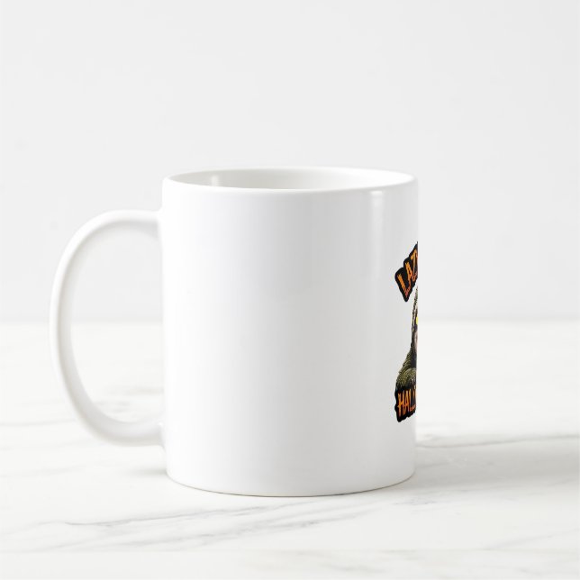 Copy of Ghost Hedgehog Librarian � Cute Halloween  Coffee Mug (Left)